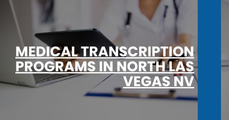 Medical Transcription Programs in North Las Vegas NV Feature Image