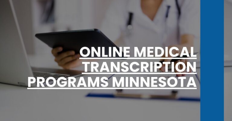 Online Medical Transcription Programs Minnesota Feature Image