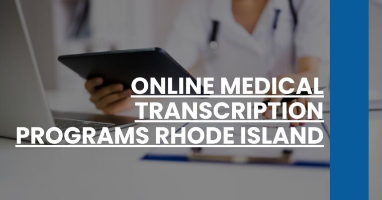 Online Medical Transcription Programs Rhode Island Feature Image